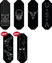 RealWheel - Kenworth Pedal Logo Plates - Various Logo Options