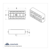2001-2005 Peterbilt Large A/C Vent