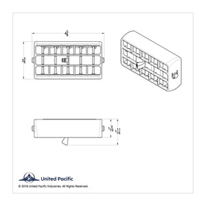 2001-2005 Peterbilt Large A/C Vent