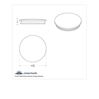 06+ Peterbilt Round Dome Lens - Various Colors