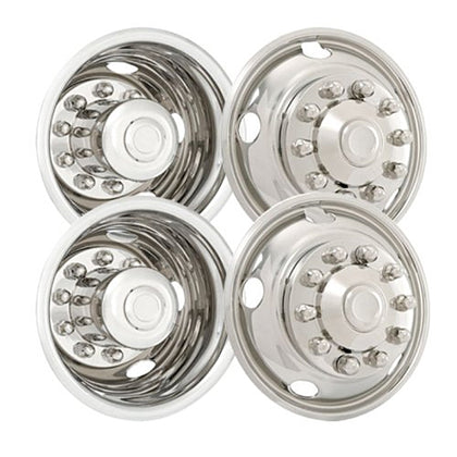 Polished Stainless Steel Wheel Simulator Set (22.5" x 7.5" x 8.25")