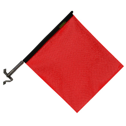 Oversize Warning Products - Quickmount Flag Kit w Bracket (Red or Orange)