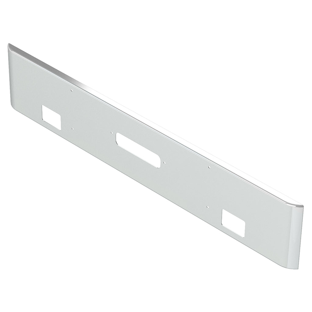 2008 & Later 4900 EX International 18" Rolled End Square 7GA Steel Chrome Bumper