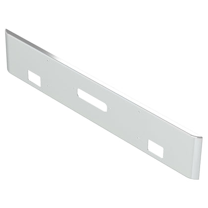 2008 & Later 4900 EX International 18" Rolled End Square 7GA Steel Chrome Bumper