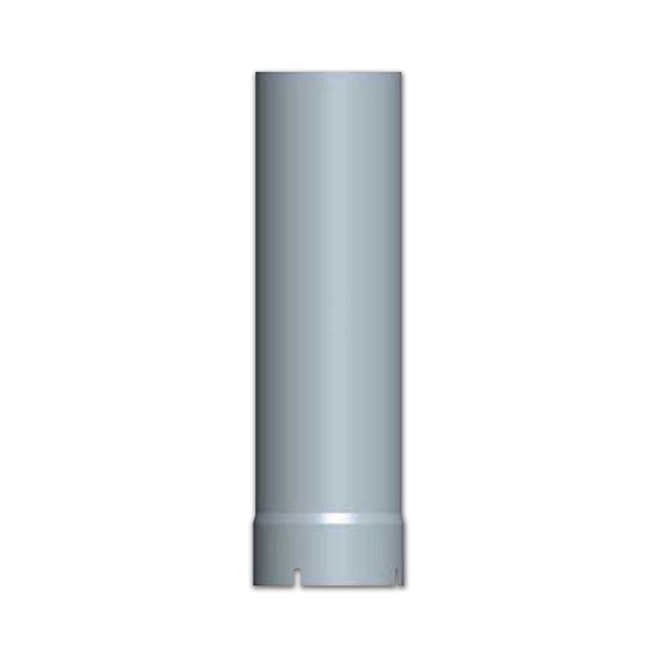 Lincoln Industries - 84" Tall x 7" Diameter Flat Top Chrome Plated Exhaust Stack
