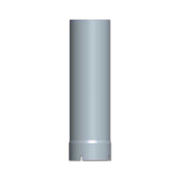 Lincoln Industries - 84" Tall x 7" Diameter Flat Top Chrome Plated Exhaust Stack