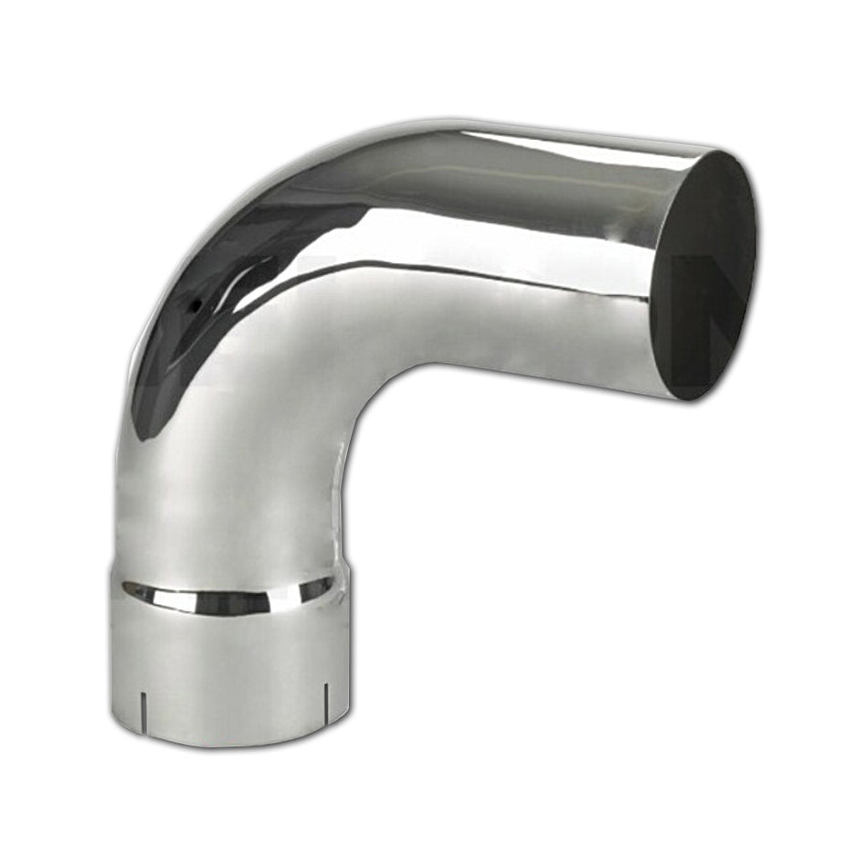Grand Rock - 6" 90° Elbow 13" x 13" ID-OD Chrome Exhaust Pipe
