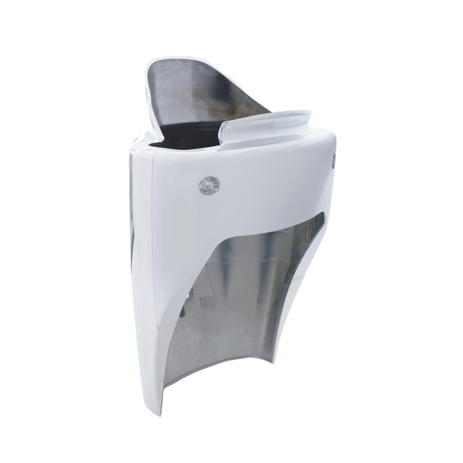 Chrome Plastic Mid-Steering Column Cover For Kenworth W900/T800 (2006-2023) & T660 (2008-2017)