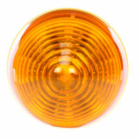 10 Series, LED, Yellow Beehive, 8 Diode, Marker / Clearance Light, P2, PL-10, 12V