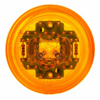 10 Series, LED, Yellow Beehive, 8 Diode, Marker / Clearance Light, P2, PL-10, 12V