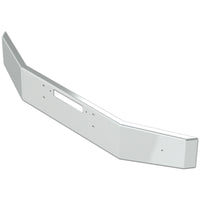 2007+ Western Star 14" Tapered Set Back Axle 7GA Steel Chrome Bumper w Bolt & Center Tow Holes