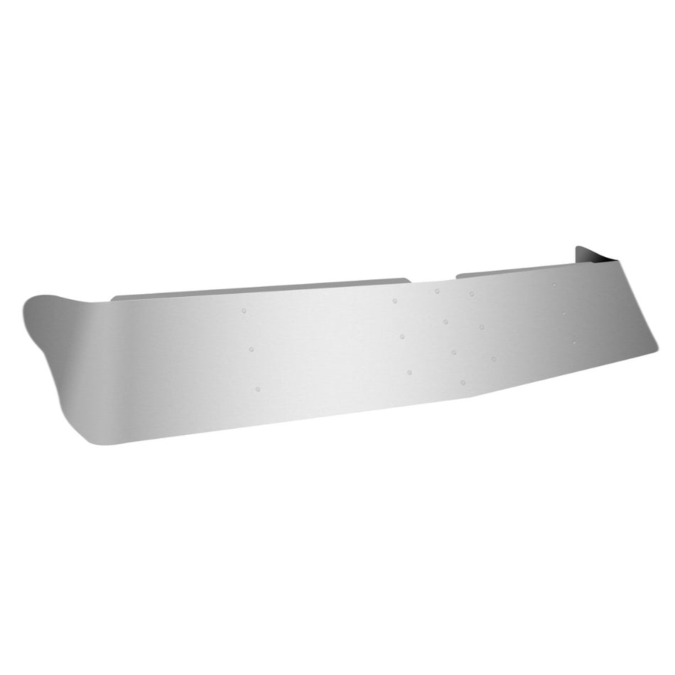 Trux - Stainless Steel Freightliner Business Class 13.5" Sun Visor (Blank)