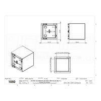 Iconic Metal Gear - 24in x 24in x 24in Toolbox with Cam-Lock Door