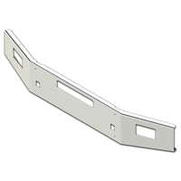 2004+ Kenworth T800B 14" Conventional w 7" Break Back Taper 7Ga Steel Chrome w Bolt Holes, Light Holes, Step Holes & Tow Pin Holes