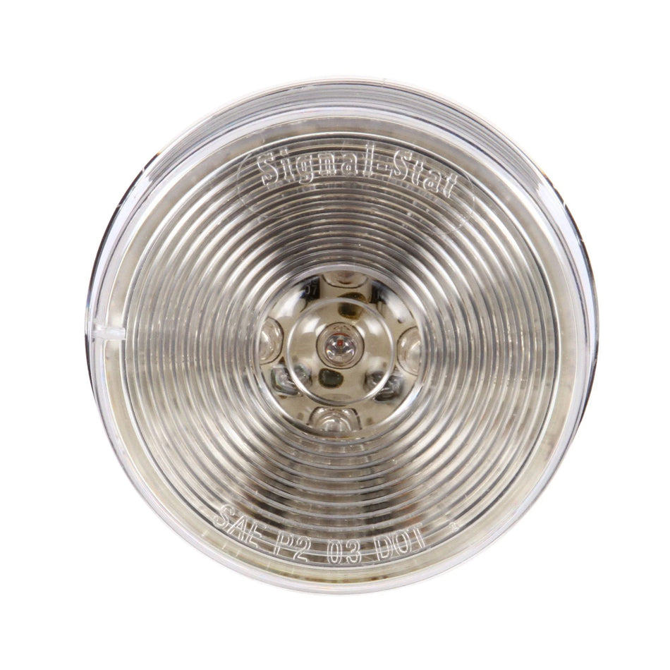 Signal-Stat, LED, Clear/Yellow Round, 13 Diode, Marker Clearance Light, P2, PL-10, 12V
