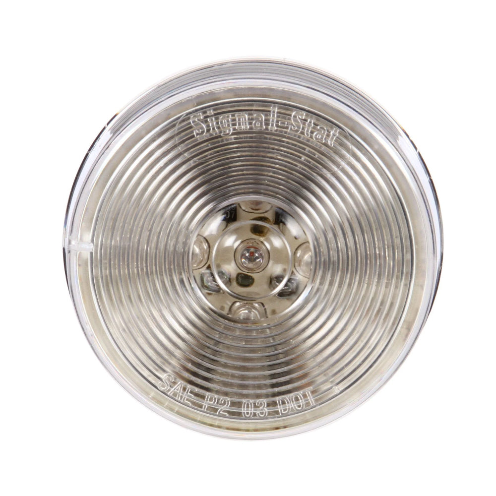 Signal-Stat, LED, Clear/Yellow Round, 13 Diode, Marker Clearance Light, P2, PL-10, 12V