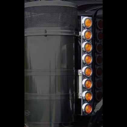 Roadwork's Peterbilt 13" Diameter Donaldson Air Cleaner (Blank, No Lights)