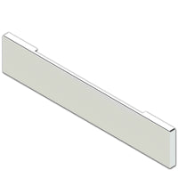 Valley Chrome 18" Box End, Blind Mount, Blank 7GA Steel Chrome Bumper (Not UST Style)