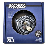 Open Road 8.5" Stainless Steel Heated Convex Mirror - Center Mount