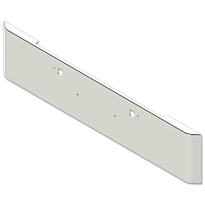 Peterbilt 365/388/389 20" Texas Square End 10GA Chrome Bumper