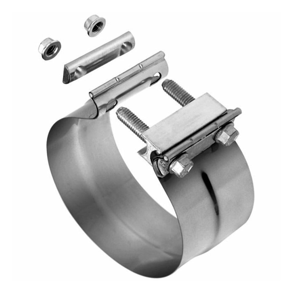 DynaFlex - 4", 5" or 6" Stainless Steel Band Clamp - Berube's Truck Accessories
