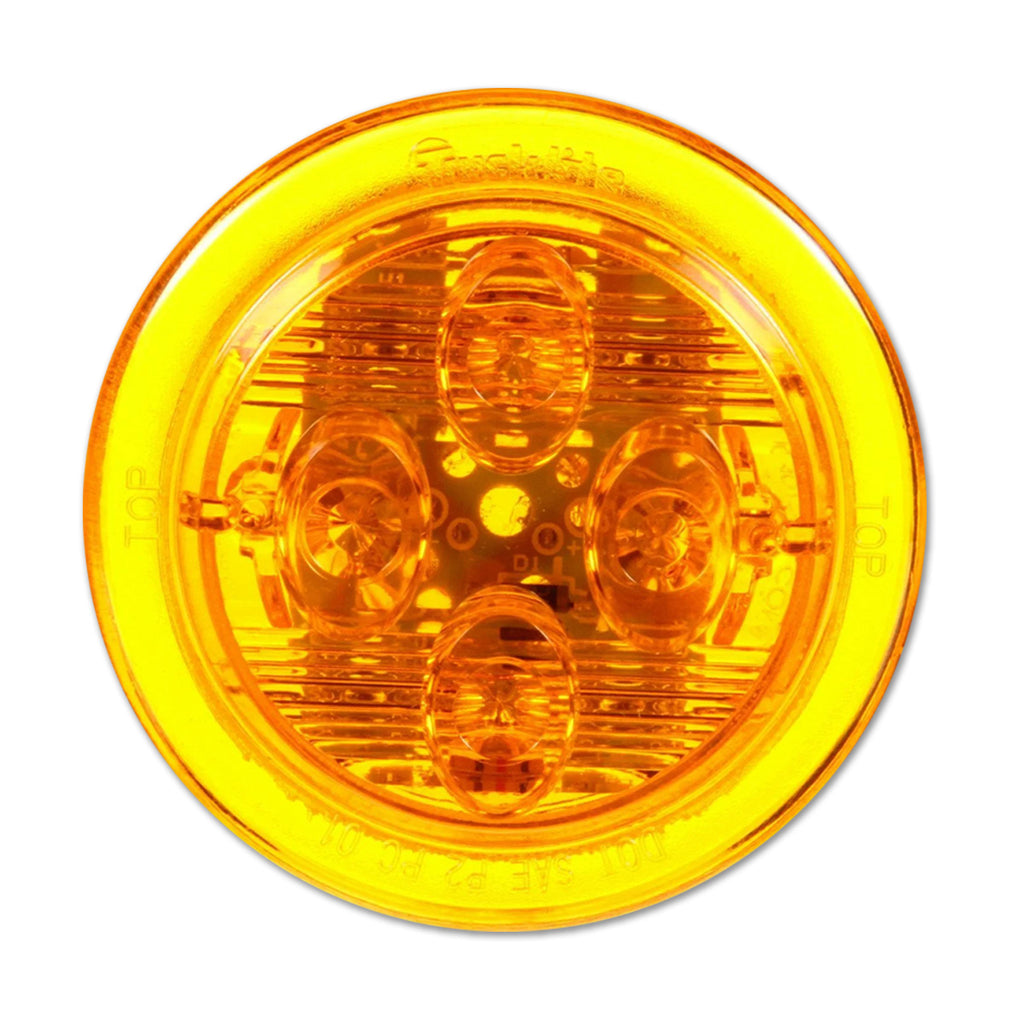 10 Series - 8 Diode - Low Profile LED Round Marker Clearance Light