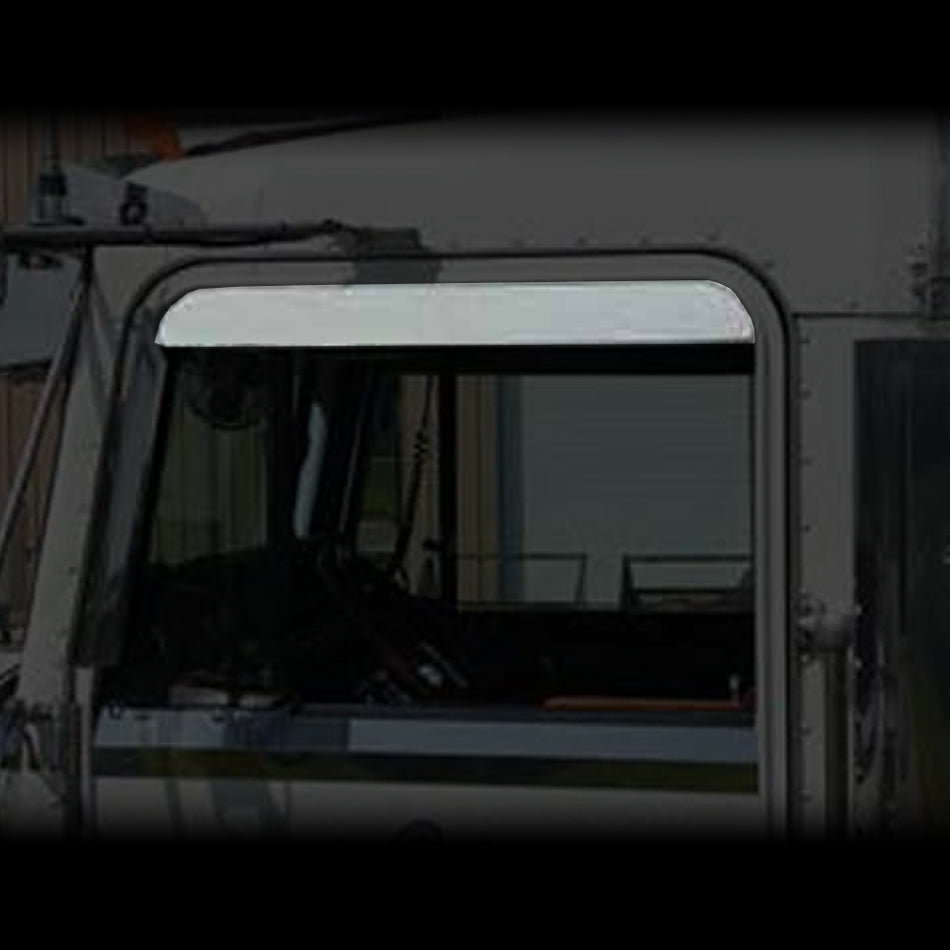 Roadworks Kenworth Non-Daylight Door 3" Chop Top - Polished Stainless Steel