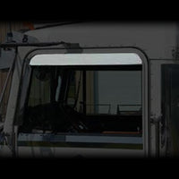 Roadworks Kenworth Non-Daylight Door 3" Chop Top - Polished Stainless Steel