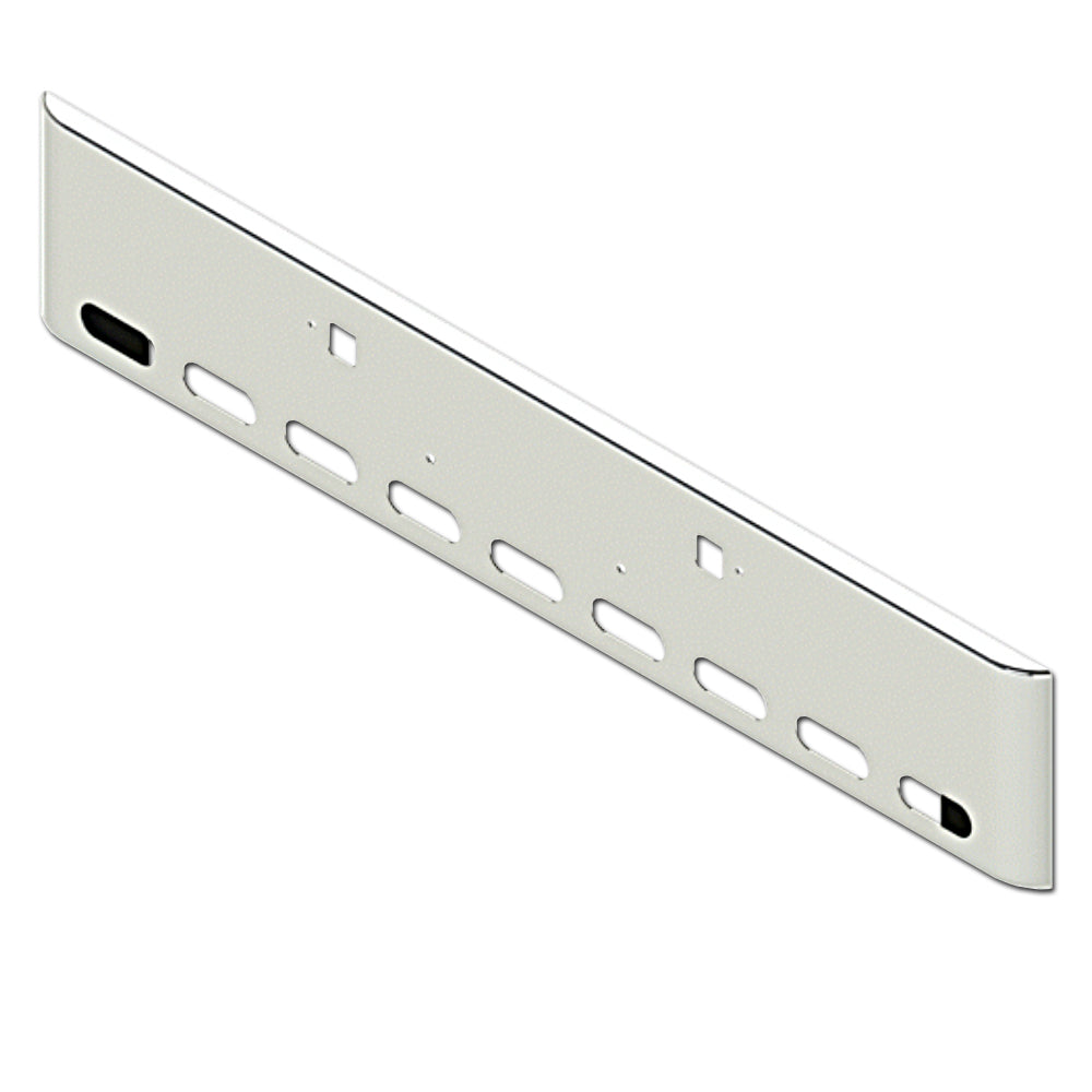 2008+ 4900 EX International 18" Rolled End Square 7GA Steel Chrome Bumper