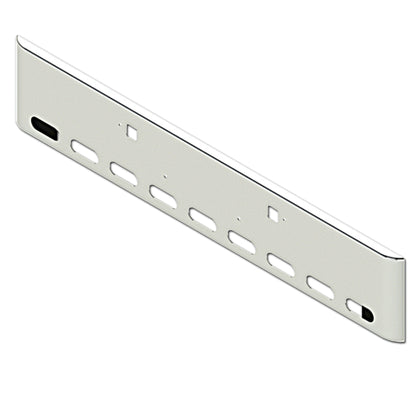 2008+ 4900 EX International 18" Rolled End Square 7GA Steel Chrome Bumper