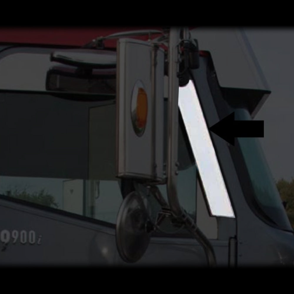 Roadworks 9900I / IX International I-Model Cab Window Air Deflectors