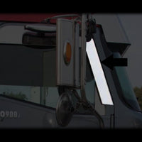 Roadworks 9900I / IX International I-Model Cab Window Air Deflectors