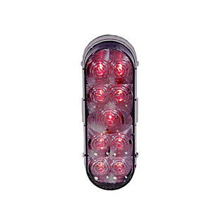 Maxxima 6.5" Oval Stop/Tail/Turn Light (Red)