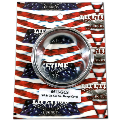 2007+ Kenworth Chromed Plastic Small Gauge Bezel