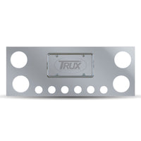 Trux Standard Rear Center Panel w 4" Holes / 2" Holes / 2 License LED Holes