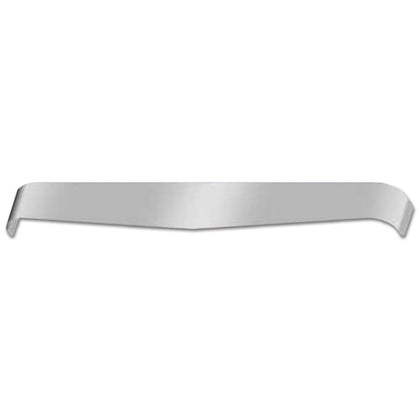 1987+ Peterbilt/Kenworth 4" x 6" Stainless Steel Headlight Visor