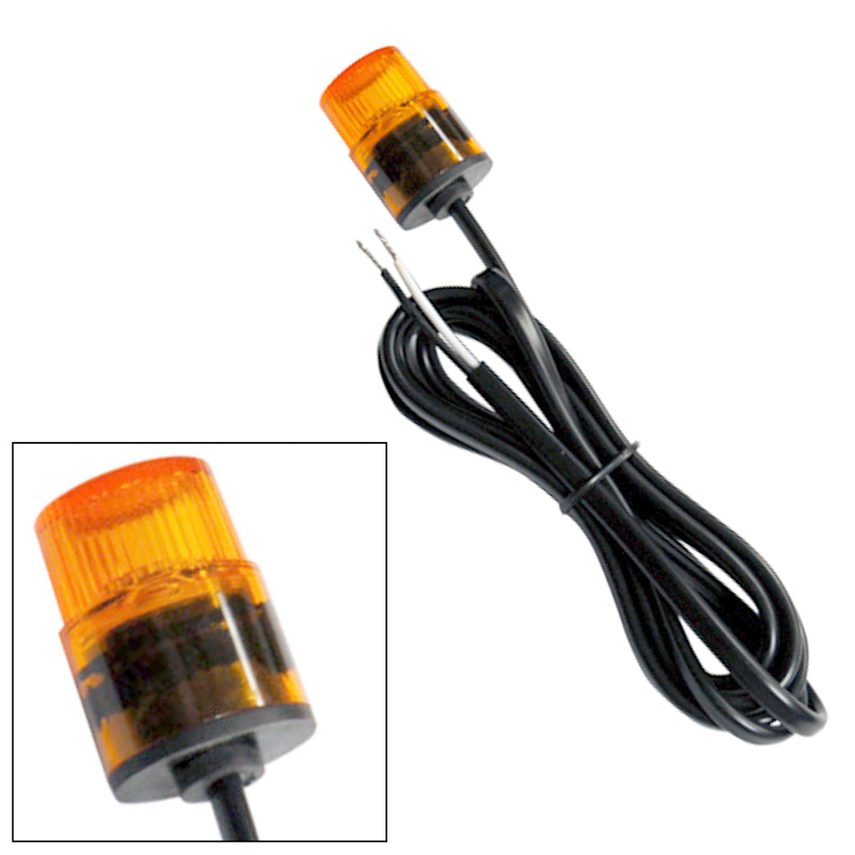 Amber or White LED Bumper Pole Top Light