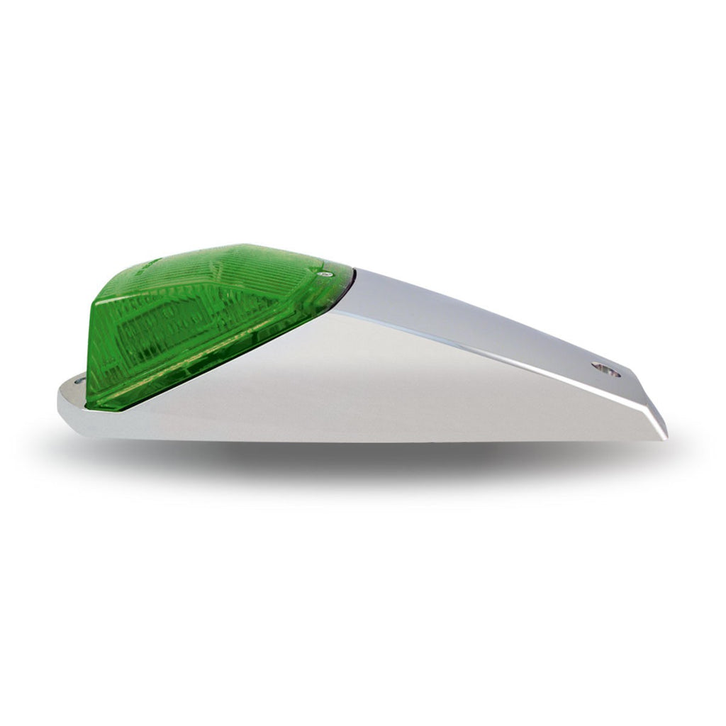 Dual Revolution Amber Marker to Green, Purple or Blue Aux. LED Square Cab Light