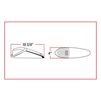Dual Revolution Amber Marker to Green, Purple or Blue Aux. LED Square Cab Light