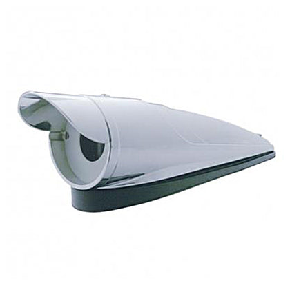 Chrome LED Cab Light Housing With Visor For Grakon 1000 Style Light