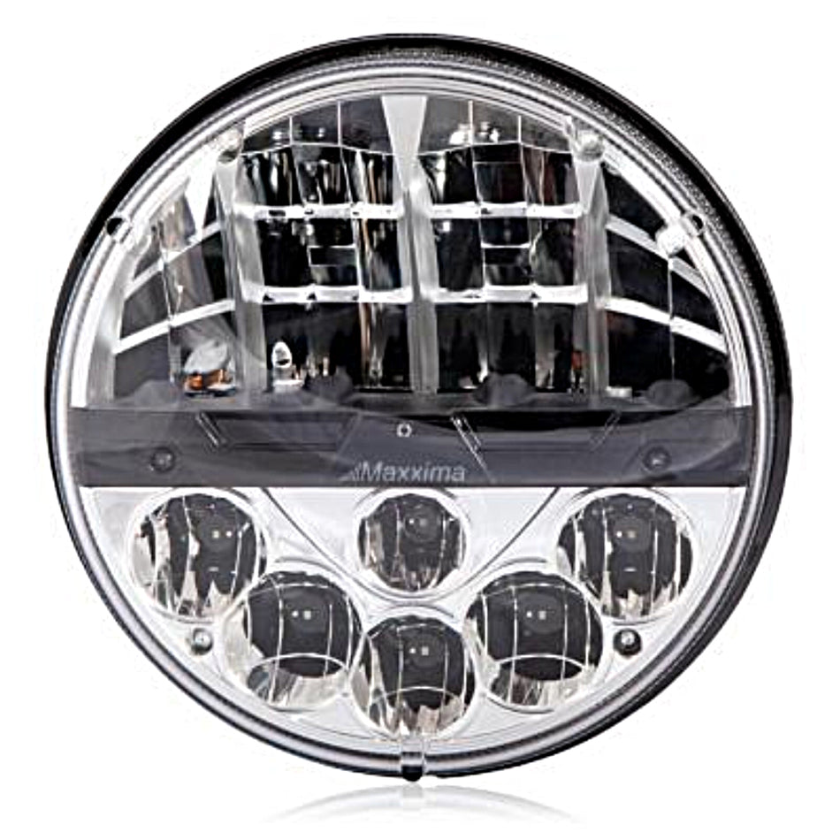 7" Round Dual Beam LED Head Lamp - Berube's Truck Accessories