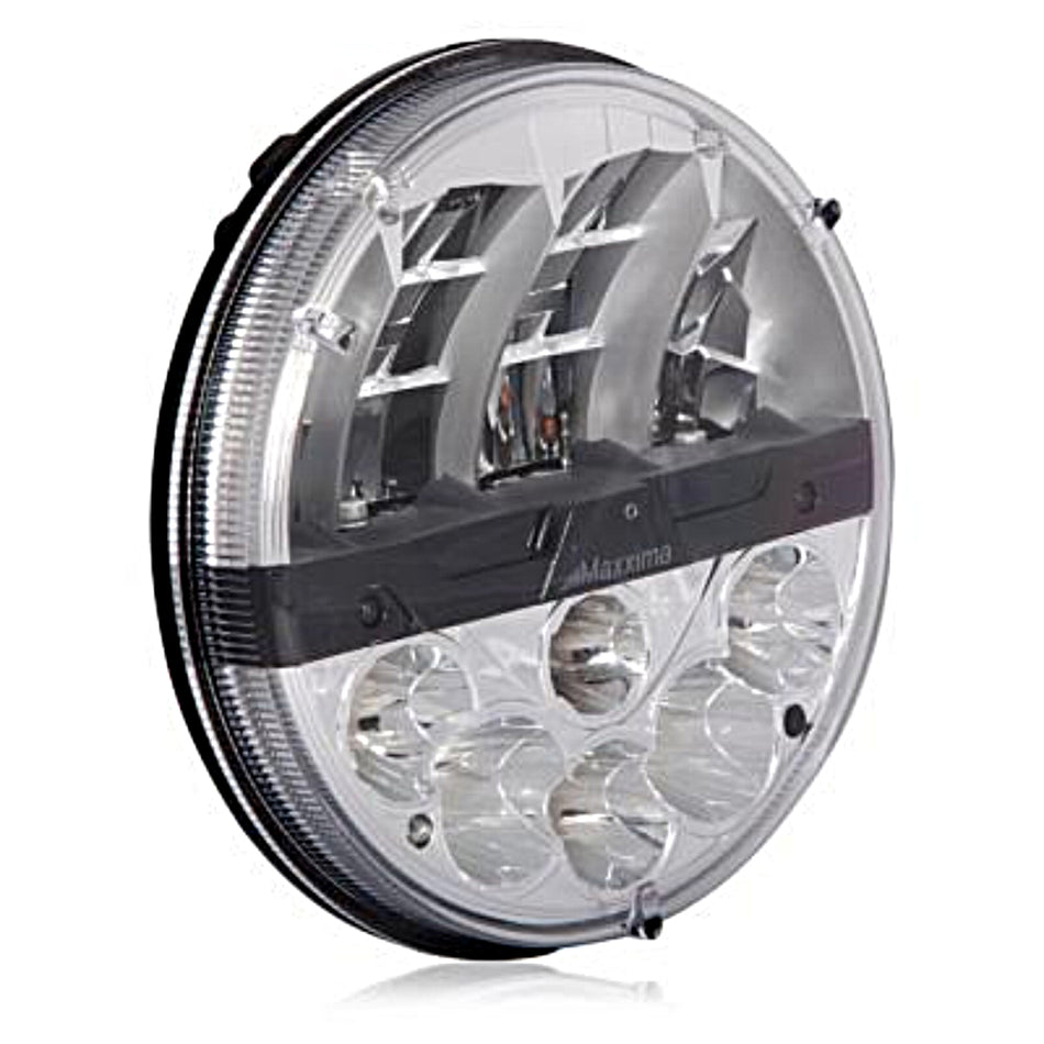7" Round Dual Beam LED Head Lamp - Berube's Truck Accessories