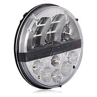 7" Round Dual Beam LED Head Lamp
