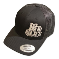 Hot Rig's "18 to Life" Snapback Cap (Black)