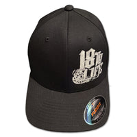 Hot Rig's "18 to Life" Fitted Cap (Black, Grey or Navy Blue)