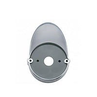 Chrome LED Light Flush Mount Base With or Without a Visor For Grakon 1000 Style Lights