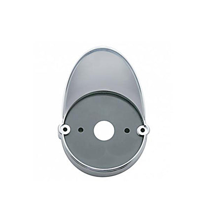 Chrome LED Light Flush Mount Base With or Without a Visor For Grakon 1000 Style Lights