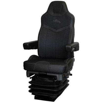 Seats Inc.™ Black Pinnacle Duraleather™/Black Cloth Truck Seat
