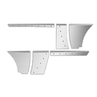 2018+ Peterbilt 389 Long Hood Elite Cab & Cowl Kit w 3/4" Amber LED Lights