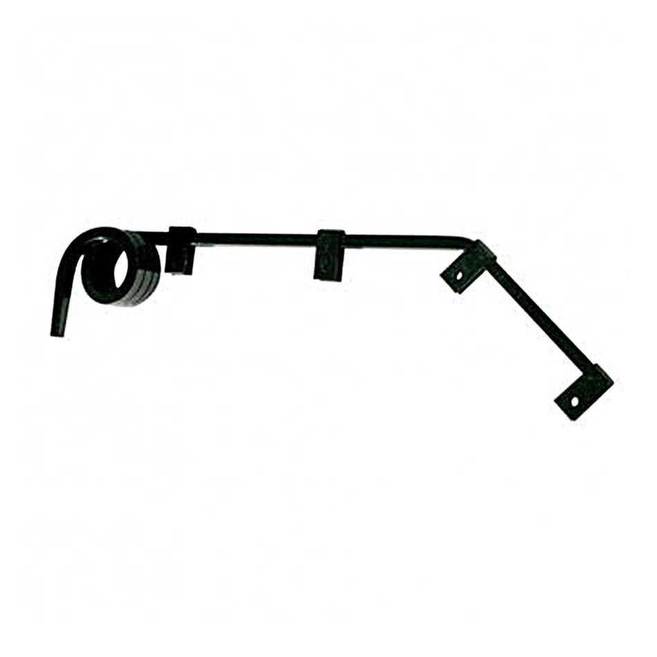 United Pacific - Black Angled Mud Flap Hangers - 3 Coils (Pair)